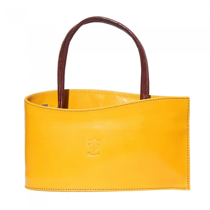 Nano leather handbag