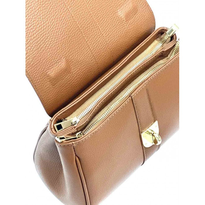 Diamante leather bag