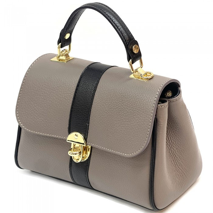 Diamante leather bag