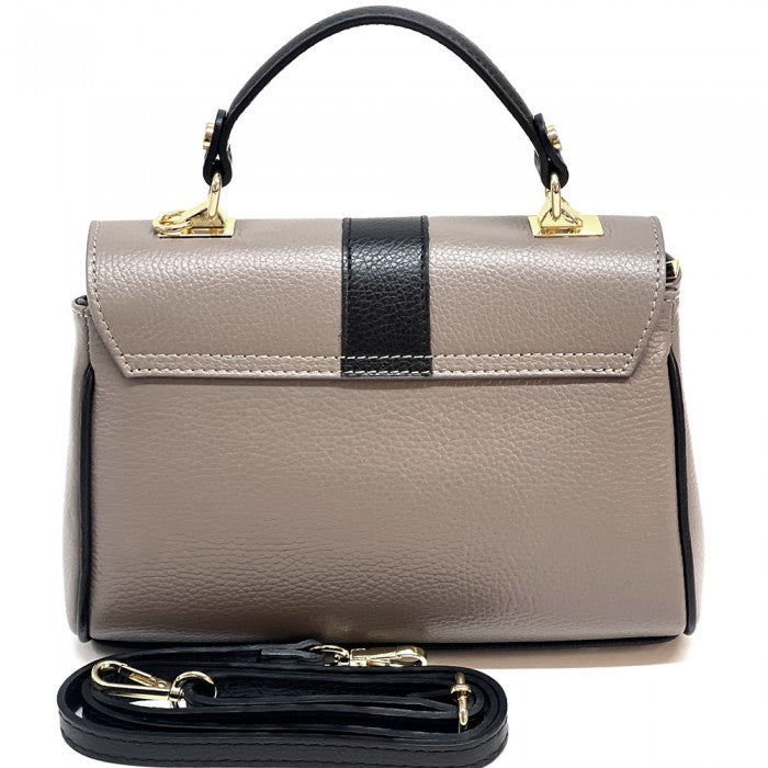 Diamante leather bag