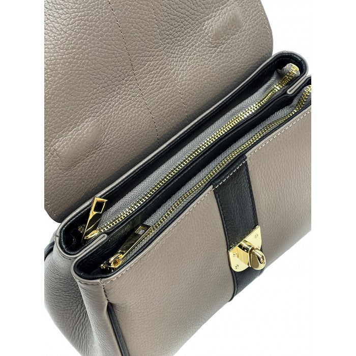 Diamante leather bag
