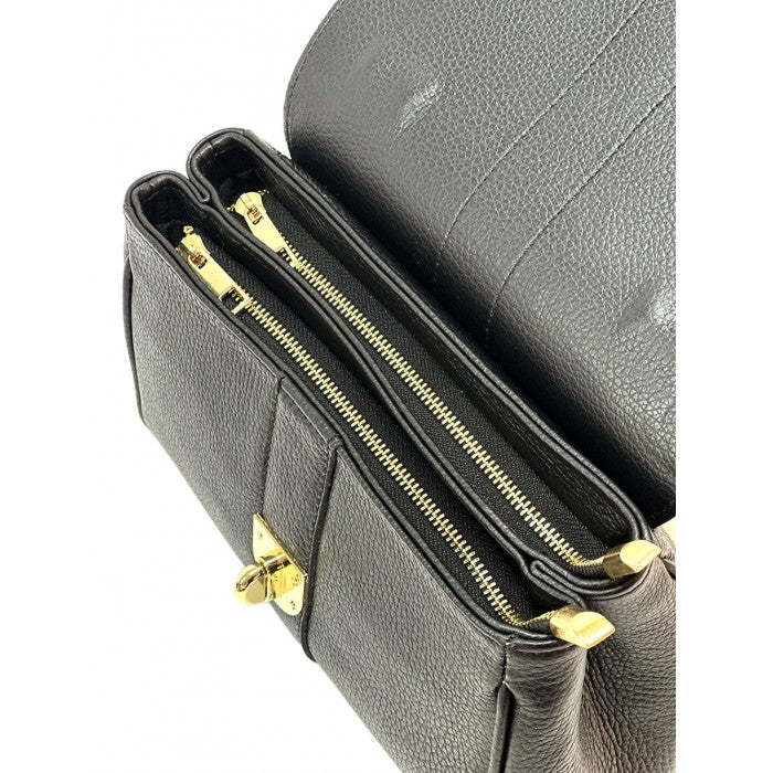 Diamante leather bag