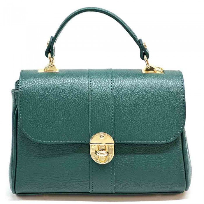 Diamante leather bag