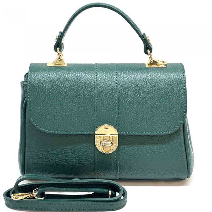 Diamante leather bag