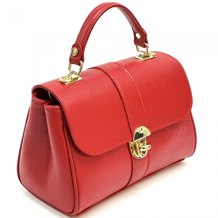 Diamante leather bag