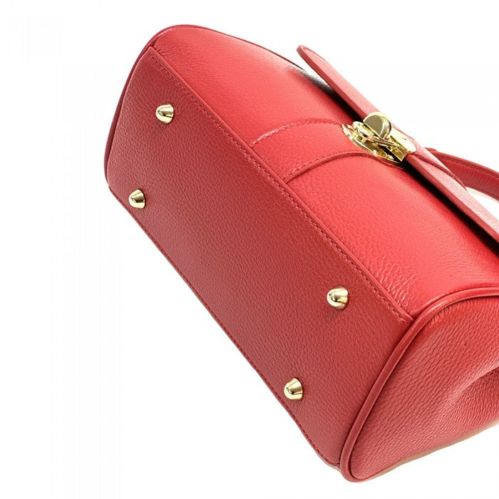 Diamante leather bag