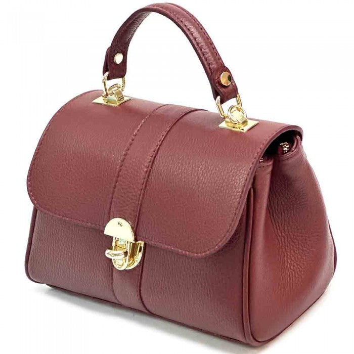 Diamante leather bag