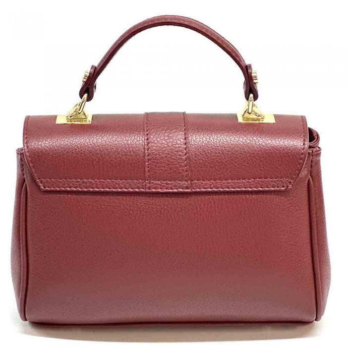 Diamante leather bag