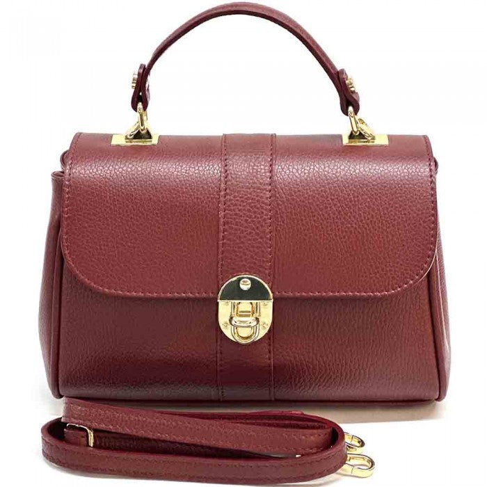 Diamante leather bag