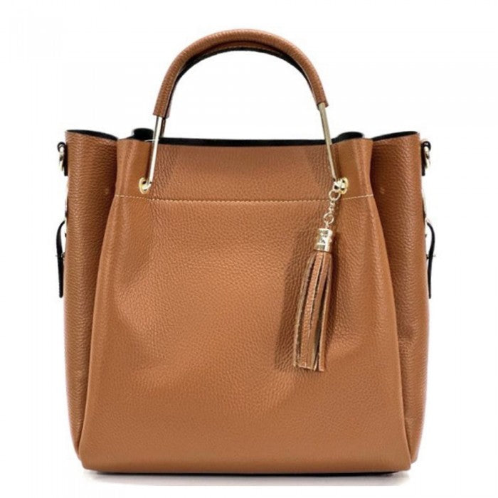 Selene leather handbag