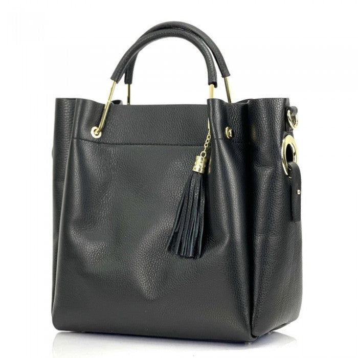 Selene leather handbag