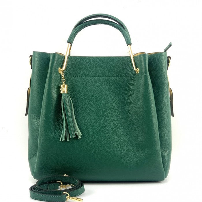 Selene leather handbag