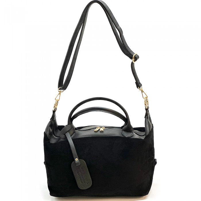 Emma Leather Boston Bag