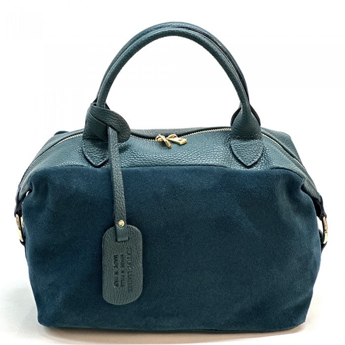 Emma Leather Boston Bag
