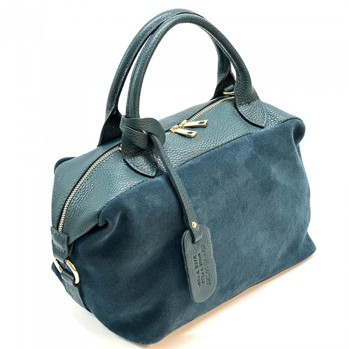 Emma Leather Boston Bag