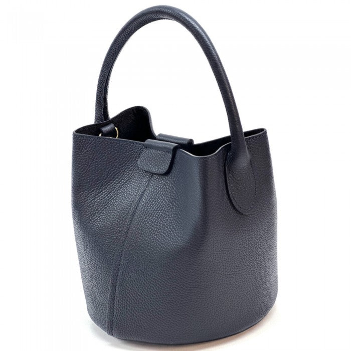 Agostina Leather Bucket Bag