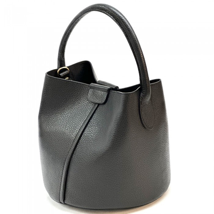 Agostina Leather Bucket Bag