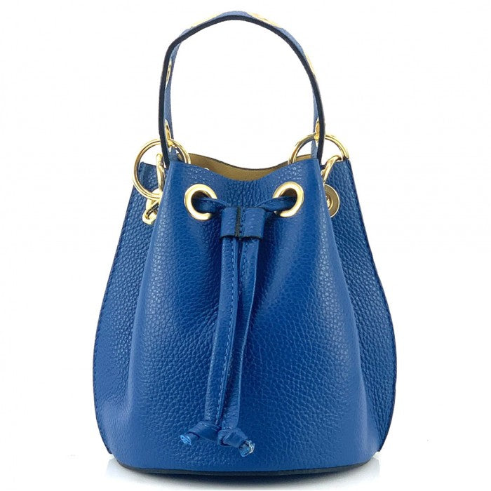 Fiammetta leather bucket bag