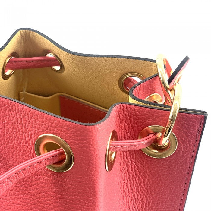 Fiammetta leather bucket bag