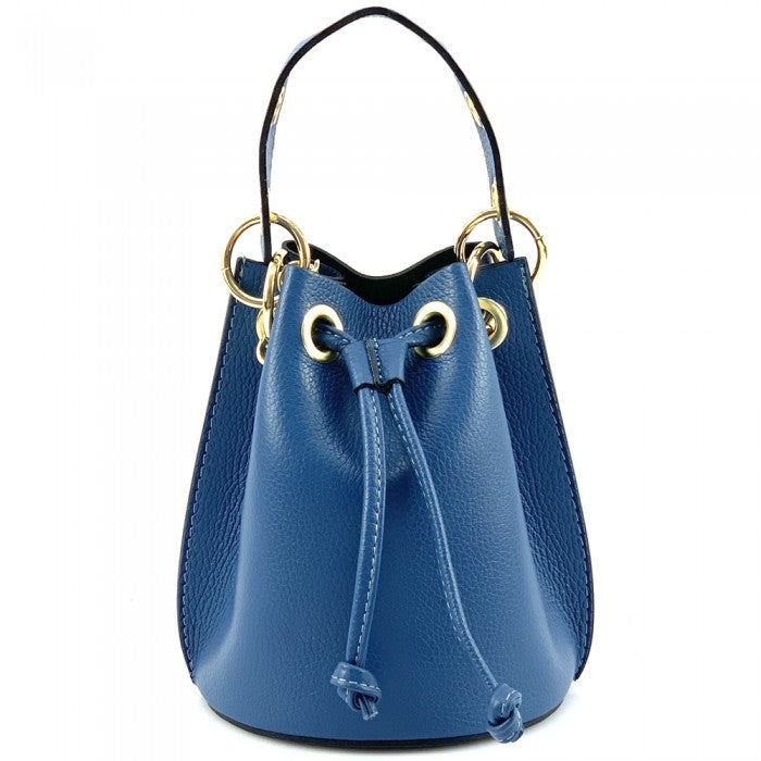 Fiammetta leather bucket bag