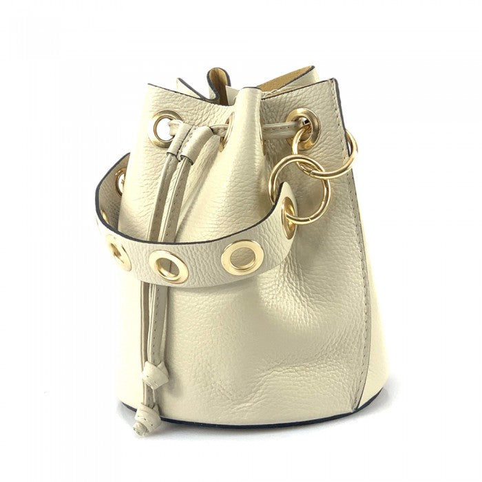 Fiammetta leather bucket bag