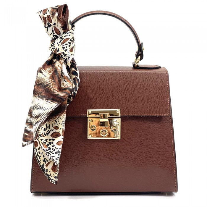 Petit sac à main en cuir Flavia Mini Tote