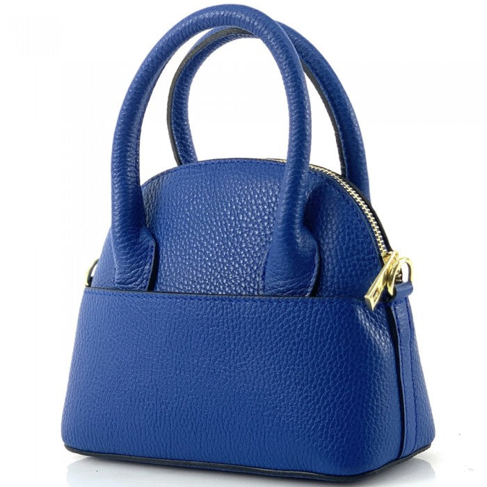 Sac coquillage en cuir italien Fabrizia