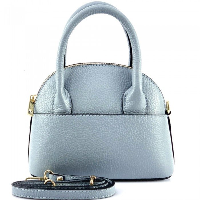 Sac coquillage en cuir italien Fabrizia