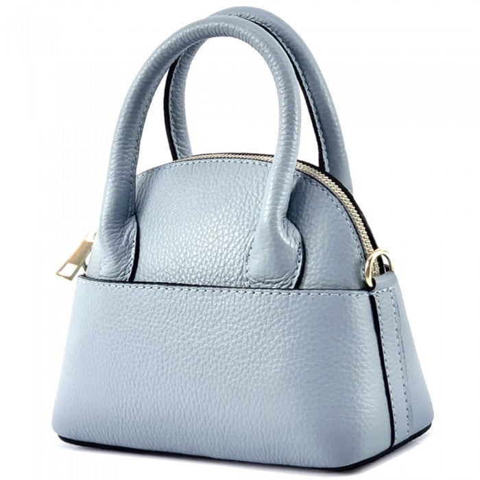 Sac coquillage en cuir italien Fabrizia