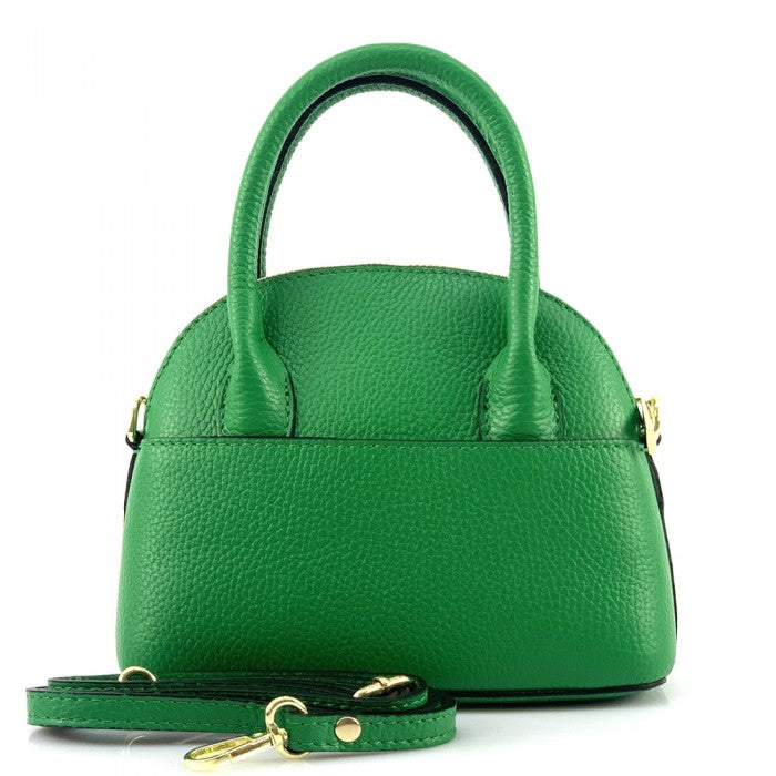 Sac coquillage en cuir italien Fabrizia