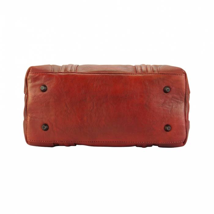 Fulvia Leather Boston Bag