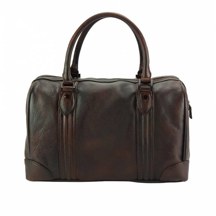 Fulvia Leather Boston Bag