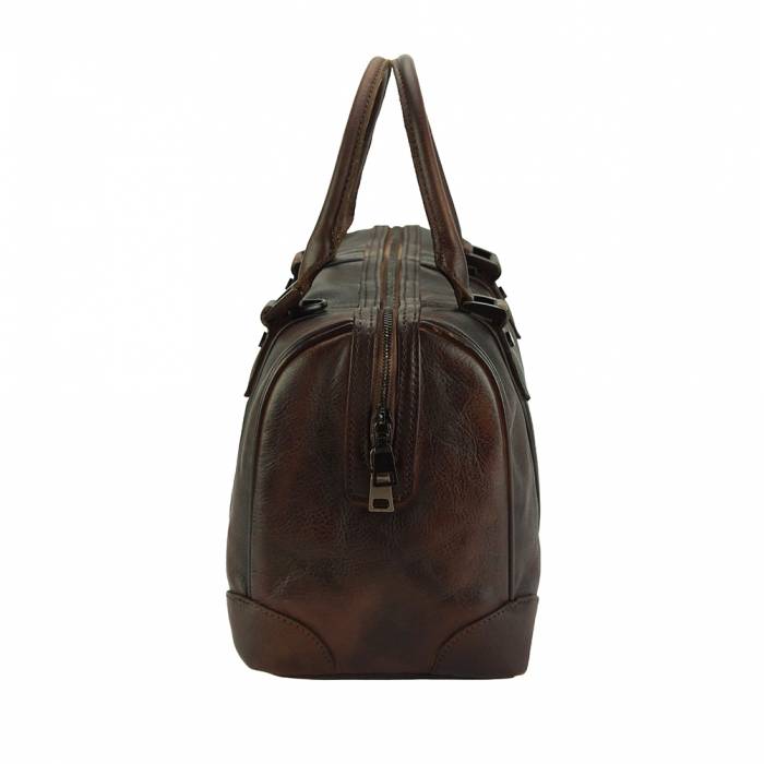 Fulvia Leather Boston Bag