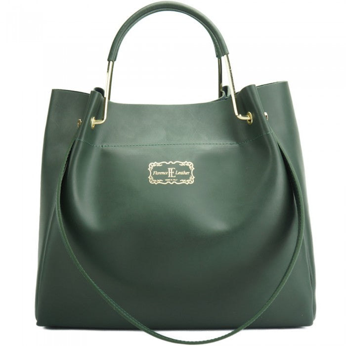 Selene leather handbag