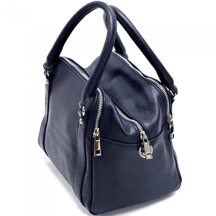 Maica Leather Boston Bag