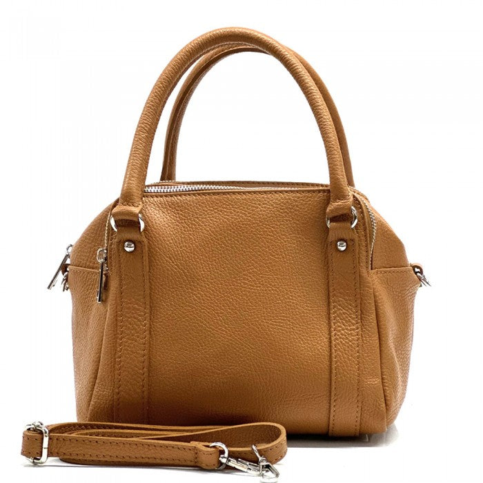 Maica Leather Boston Bag