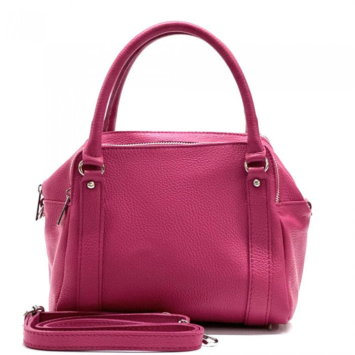 Maica Leather Boston Bag