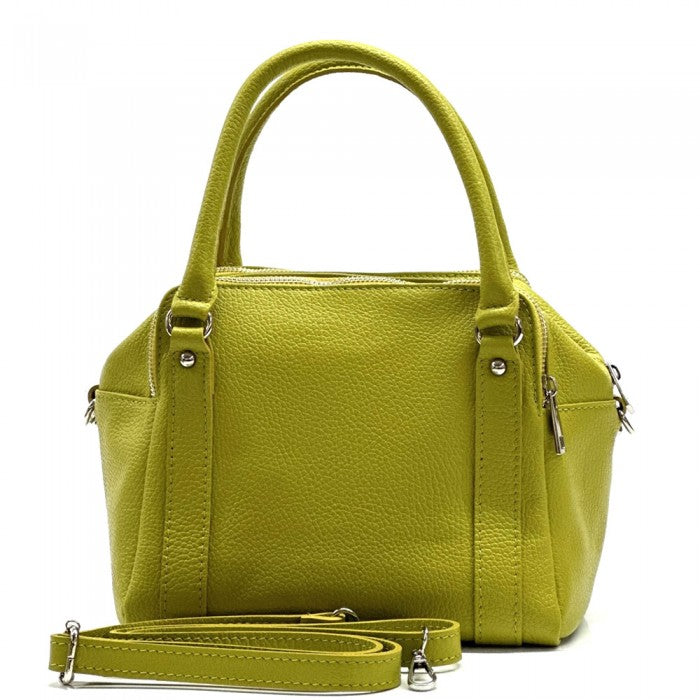 Maica Leather Boston Bag
