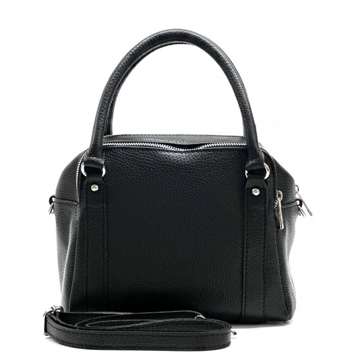 Maica Leather Boston Bag
