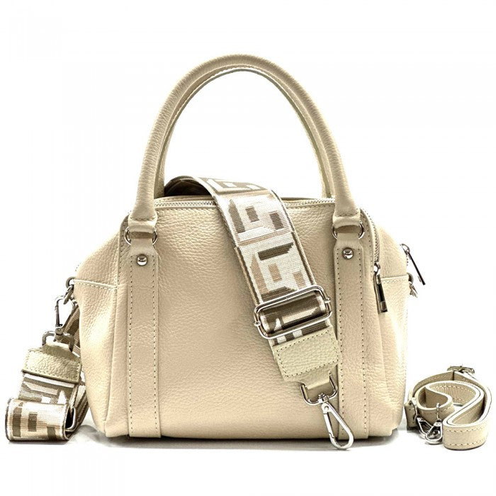 Maica Leather Boston Bag