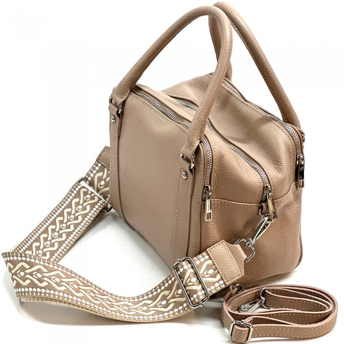 Sac Boston en cuir Milena