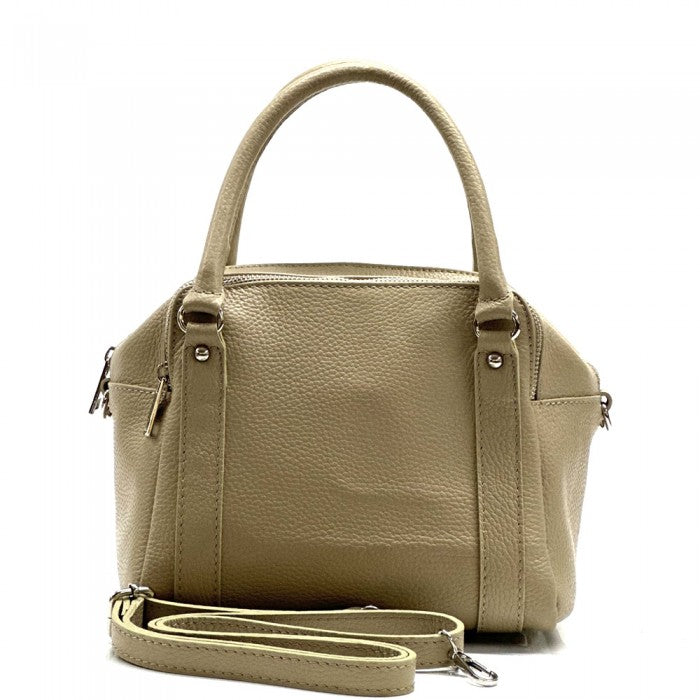 Maica Leather Boston Bag
