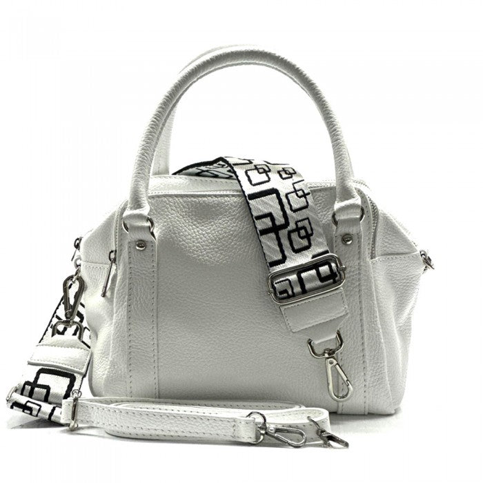 Maica Leather Boston Bag