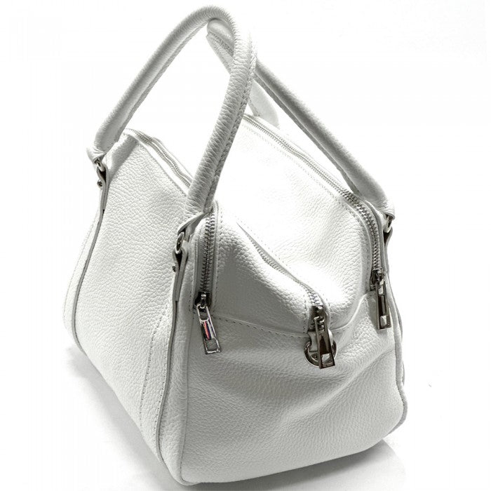 Maica Leather Boston Bag