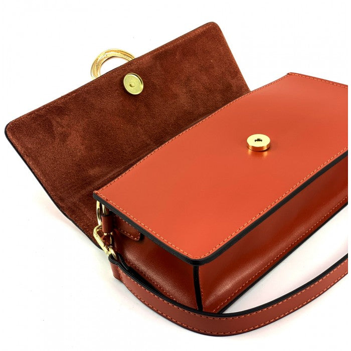 Sac bandoulière en cuir de vachette Viola