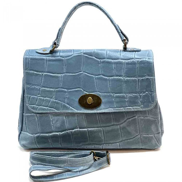 Sac messager Irma en cuir de vachette