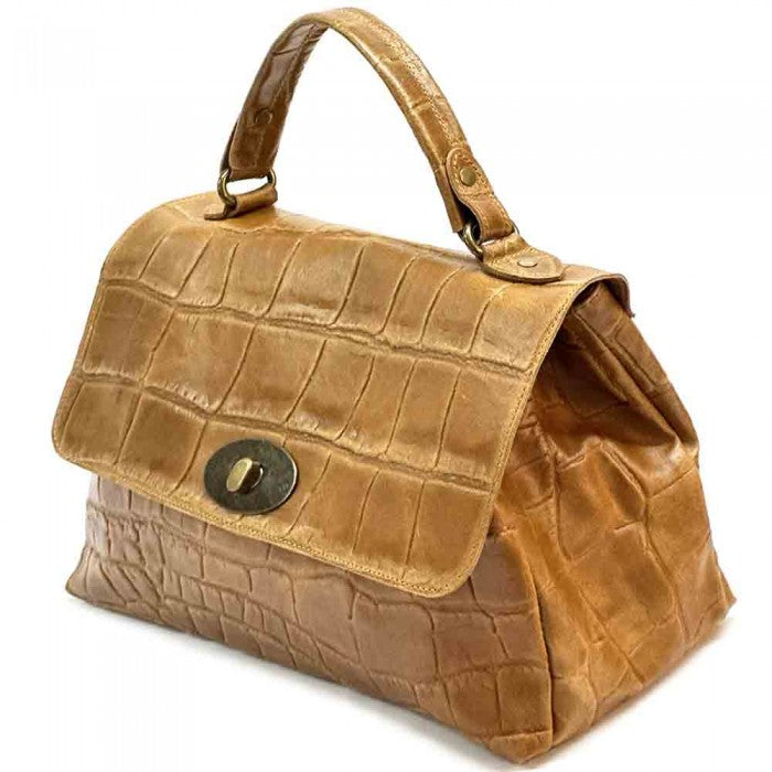 Sac messager Irma en cuir de vachette