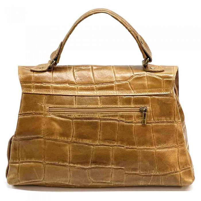 Sac messager Irma en cuir de vachette