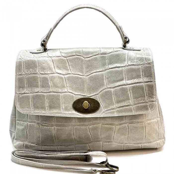 Sac messager Irma en cuir de vachette