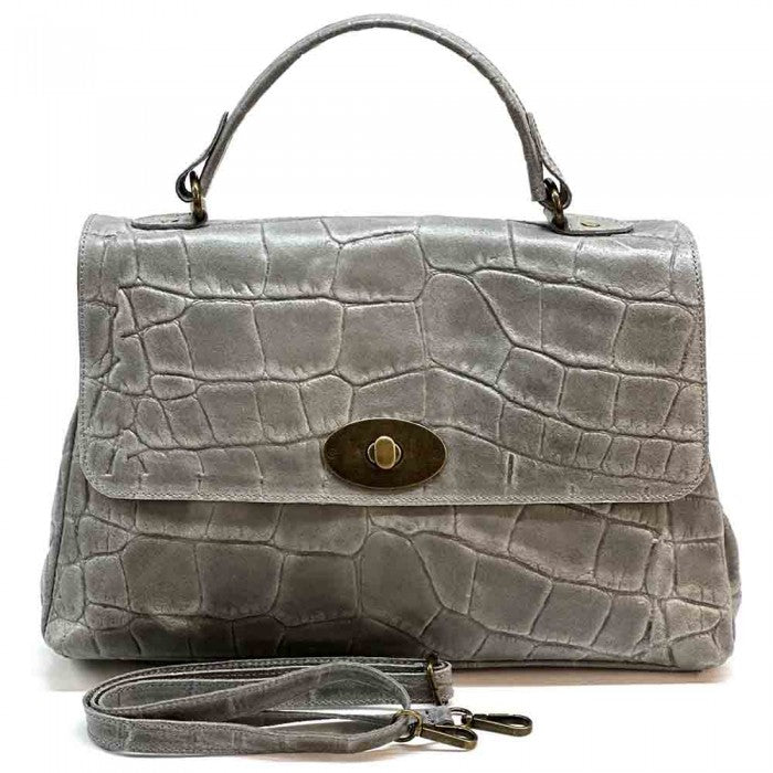 Sac messager Irma en cuir de vachette